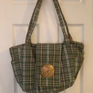 Plaid handbag